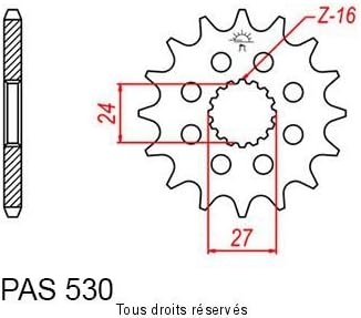 STEEL FRONT SPROCKET SUZUKI GSX-R 1000 2009-2014 (17 Teeth)