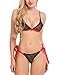 Avidlove Women Bra Lingerie Set Two Piece Lingerie Set Bra and Panty Set, Red, Medium
