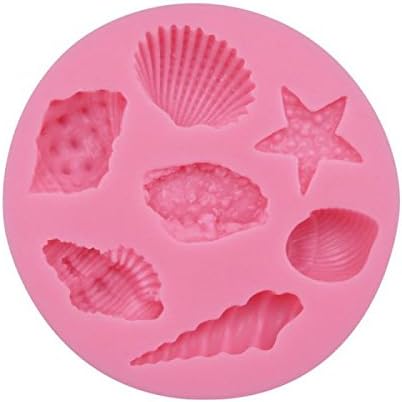 Muliti Conch Shaped Chocolate Candy Jello 3D Silicone Mold Soap Mould Cartoon Figure Cake Tools Baking and Pastry Tools