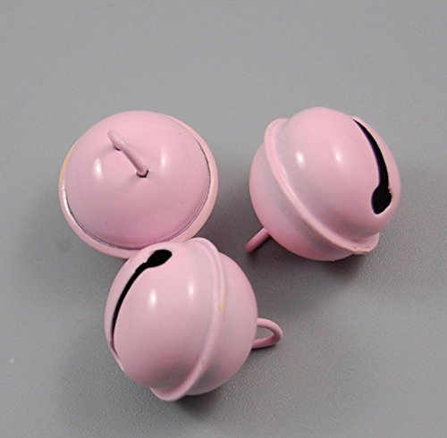 Da.Wa 50pcs Jingle Bells Pet Collar Pendant Loose Beads Charms Jewelry Making Craft(Assorted Color)