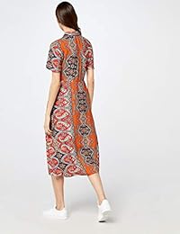 Marca   - encontrar. Vestido camisero midi para mujer con abertura