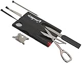 Guardman Credit Card Tool Survival Card Knife with LED Light Pocket Tool Kit Birthday Gifts for Him