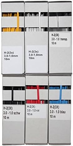 Heat Shrink Tube 3:1/3.0-1.0 mm 10 m Black