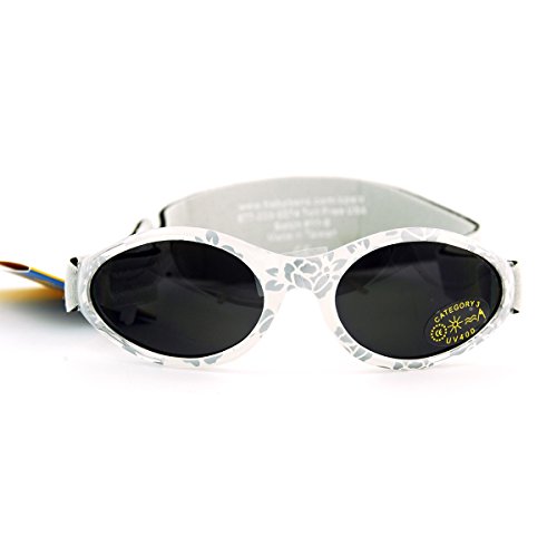 Adventure BanZ Baby Sunglasses, Silver Damask,  0-2 Years