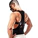 QNTICH Back Brace Posture Corrector Fully Adjustable Support Belt Improves Posture and Provides Lumbar Back Brace Lower and Upper Back Pain Relief Upright Go Posture for Men and Women