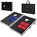 F2C Premium Cornhole Outdoor Game Set, 3FT x 2FT Aluminum Waterproof Cornhole Boards Backyard Toss Game with 8 Bean Bags & Carrying Case