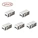 MACTISICAL USB 3.0 Keystone Jack Inserts, 5pcs USB to USB Adapters Female to Female Connector White