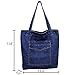 Mfeo Womens Soft Jeans Cloth Bags Casual Handbag Tote Bag Simple Bags