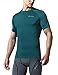 TSLA Men's UPF 50+ Quick Dry Short Sleeve Compression Shirts, Athletic Workout Shirt, Water Sports Rash Guard, BLM Edition Guard Forest Green, XX-Large