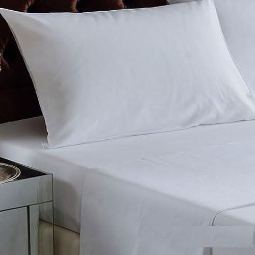 KAO Mart Luxury Collection Twin Bed Sheet Set, Microfiber - 3 PIECE: 1 Fitted Sheet 1 Flat Sheet and 2 Pillowcases (Cream)