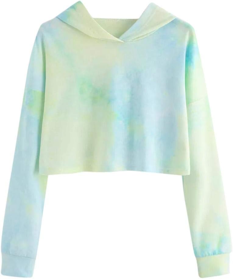 Casual Short Sleeve Tops Womens Tie Dye Loose T-Shirt Cozy Summer Blouse