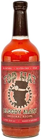 Top Hat Bloody Mary Mix Original Recipe 33.8oz Bottle
