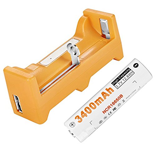 LUMINTOP Protection Circuit Rechargeable 18650 Li-ion Battery 3400mAh (Combo)