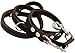 Brown 6 Way European Multifunctional Leather Dog Leash, Adjustable Schutzhund Lead 49