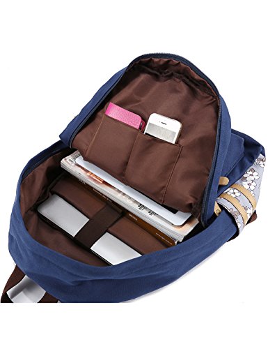 Mygreen Casual Style Canvas Backpack/School Bag/Travel Daypack Light Green