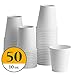 COMFY PACKAGE 10 oz. (squat) White Paper Hot Cups [50 PACK]
