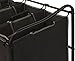 Simple Houseware Heavy Duty 3-Bag Laundry Sorter Rolling Cart, Bronze