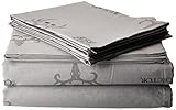 Bone Collector Sheet Set, Queen, Black/Grey