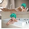 Double-Layer-Large-Shower-Caps-Bowknot-Bath-Hair-Cap-Reusable-Waterproof-Ribbon-Turban-Sleep-Cap-Adjustable-Bath-Cap-with-Elastic-Band-for-Women-Girls-Spa-Beauty-Hair-Care-Home-Travel-Use-Dark-Green Double Layer Large Shower Caps Bowknot Bath Hair Cap Reusable Waterproof Ribbon Turban Sleep Cap Adjustable Bath Cap…