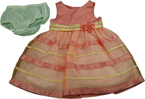 Jessica Ann Toddler Girls 18 Months Special Occasion Sleeveless Dress Coral