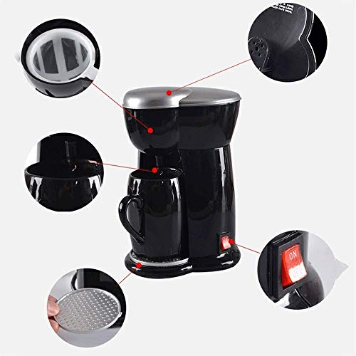 DSY Kaffeemaschine, Kompakte Kaffeemaschine, 140Ml Kaffeemaschine Mit Anti-Tropf-Funktion, 300W, Filterkaffeemaschine… – Bild 6