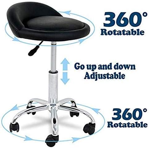 Dawoo Roller Rotary Salon Massage Hocker Stuhl, Verstellbare Schublade