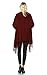 Zoozie LA Women's Cowl Aztec Cardigan Tribal Sweater Poncho Regular & Plus Size