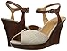 Nine West Women's Bigeasy Fabric Wedge Sandal