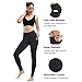 SHIGOO High Waist Yoga Pants, Pocket Yoga Pants Tummy Control Workout Running 4 Way Stretch Yoga Leggings Blackthumb 1