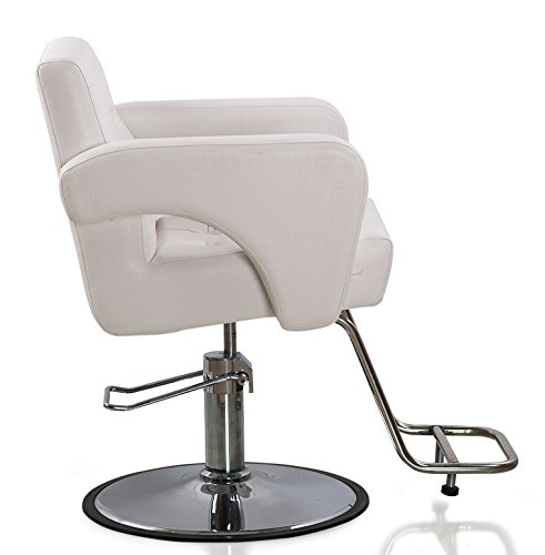 Shengyu White Hydraulic Styling Barber Chair Hair Spa Beauty Salon Equipment