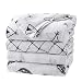 upsimples Baby Swaddle Blanket Unisex Swaddle Wrap Soft Silky Bamboo Muslin Swaddle Blankets Neutral Receiving Blanket for Boys and Girls, Large 47 x 47 inches, Set of 4-Arrow/Feather/Tent/Crisscross primary