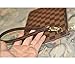 Dark Brown Coated Leather Wristlet Strap to Match Louis Vuitton Pochette Wallet and Agenda Key Chain Strap(Brown)