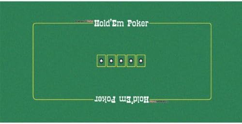 Suited Texas Holdem Felt Layout 36 X 72