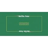 Trademark Poker Texas Holdem Layout, 36 x 72-Inch
