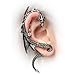 PRO Base The Dragon's Lure Stud Gothic Earring-Antique Silver Style
