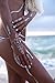 B&S FEEL Shimmer Designs Metallic Temporary Tattoos in Gold Silver Black and White, 4 Sheets