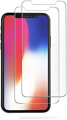 iPhone X Screen Protector, iPhone 10 GlassGuard, [Two Pack] 2.5D Tempered Glass [Case Friendly] [Anti-scratch] for Apple iPhone X 5.8 inch Screen Protector