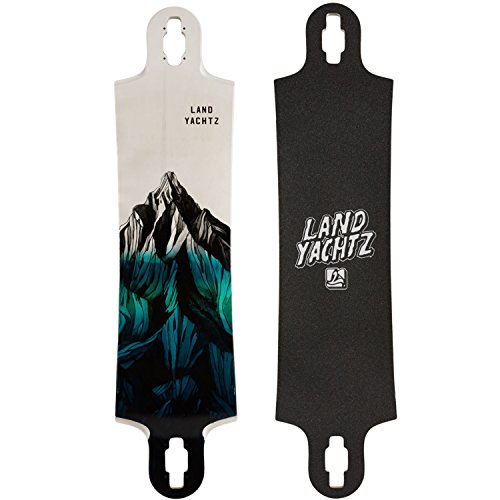 Landyachtz Switchblade & Ten Two Four Longboard, Deck and Complete [Multiple Sizes] (40 - Blue Fade)