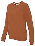 Anvil womens Combed Ringspun Fashion Fleece Crew Neck Sweatshirt (71000L)