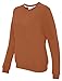 Anvil womens Combed Ringspun Fashion Fleece Crew Neck Sweatshirt (71000L)