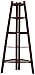Poundex Corner Shelf, Walnut