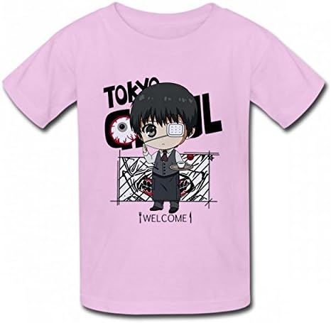 XNDHWD Print Tshirt Cotton Tops Fashion Kid Tee Pink