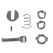 Door Lock Repair Kit for BMW E46 Series 320i 323i 325Ci 328i 330i 2001-2006 Front Left or Right 7-PC Set primary