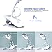 Juhefa Reading Light - Clip Lamp, Book Light for Bed, Dimmable Eye-Caring Touch Lamp (3-Level Brightness)