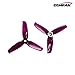 12pcs Gemfan 4052 4 inch 3-Blade Propellers Props Triblade CW CCW Propeller for 2205 2206 2207 Brushless Motor and 160 180 210 220 230 260 FPV Drone Racing Quadcopter Frame Kit by Crazepony (Purple)
