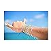 4Ocean Bracelet with Charm Made from 100% Recycled Material Upcycled Jewelry (Teal)