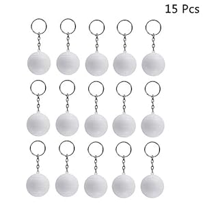 iMagitek 15 Pack Volleyball Keychains for Party Favors Supplies, Volleyball Team Gifts, School Carnival Prizes, Party…