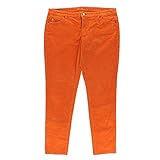 MICHAEL Michael Kors Womens Stretch Cotton Corduroy Pants Orange 4