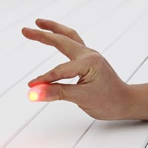 m finger tricks (Red)Simulation Up Trick Amazon.com: Magic Tip Thumb Light