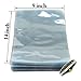 50 pcs Quality 9 x 14 inch PVC Shrink Wrap Bags for Books, Soaps, Bath Bombs, Bottles, Crafts & DIY Products by Mighty Gadget (R) - 100 gauge